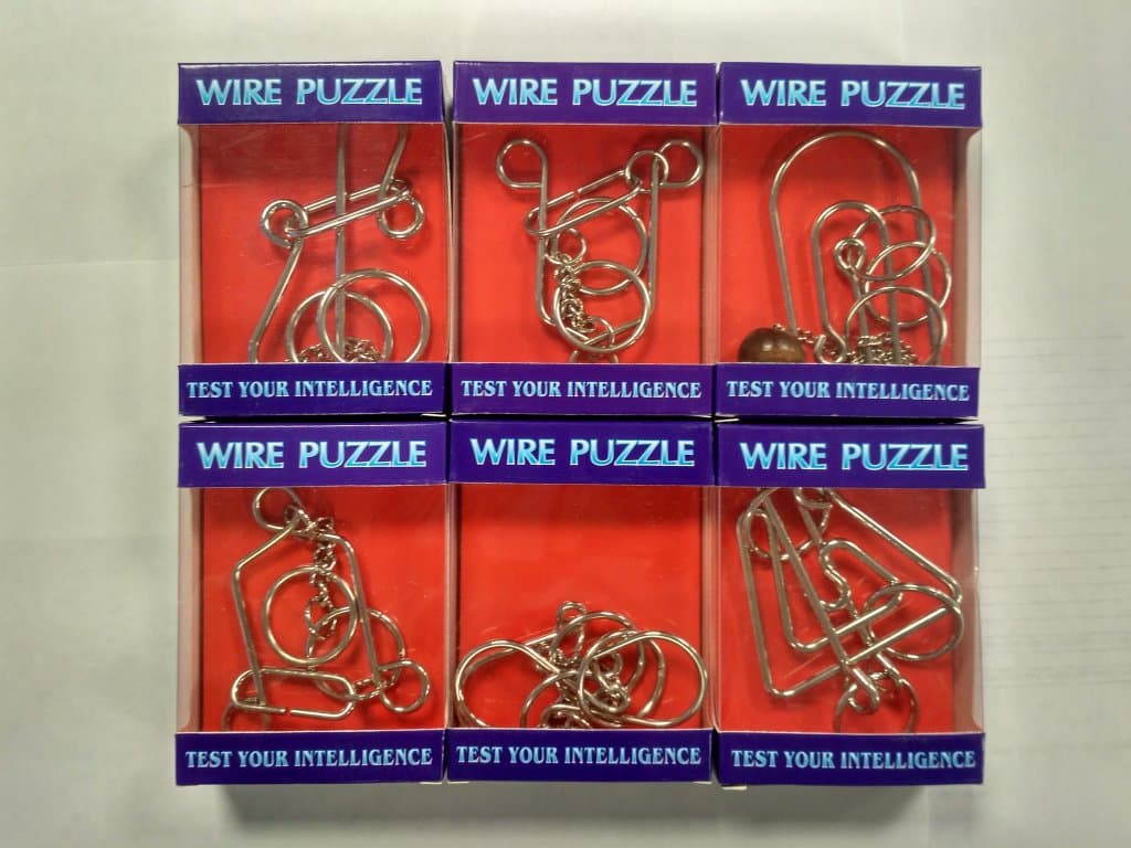 Головоломка металлическая (KAISIQI) WIRE Puzzle (NO. 5562)