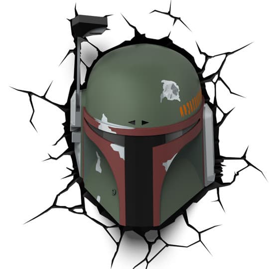 Декоративный LED светильник 3D-Light-FX (3D Star Wars - Boba Fett)