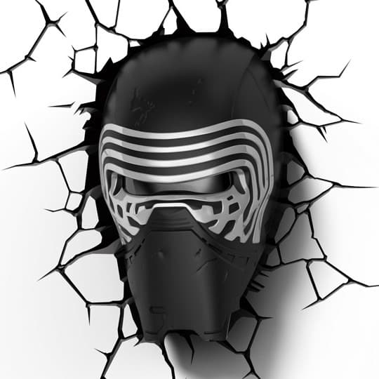 Декоративный LED светильник 3D-Light-FX (3D Star Wars - Kylo Ren)