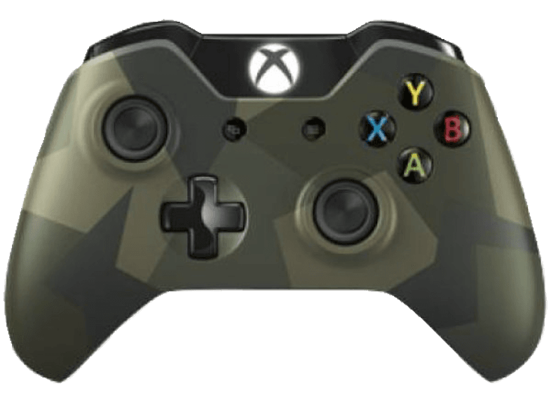 Microsoft Wireless Controller Xbox One (зеленый камуфляж)