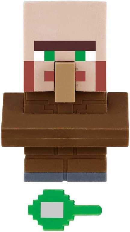 Фигурка ластик Minecraft Mine-Keshi - Villager (4 см)