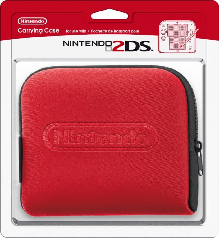 Чехол для Nintendo 2DS (красный)