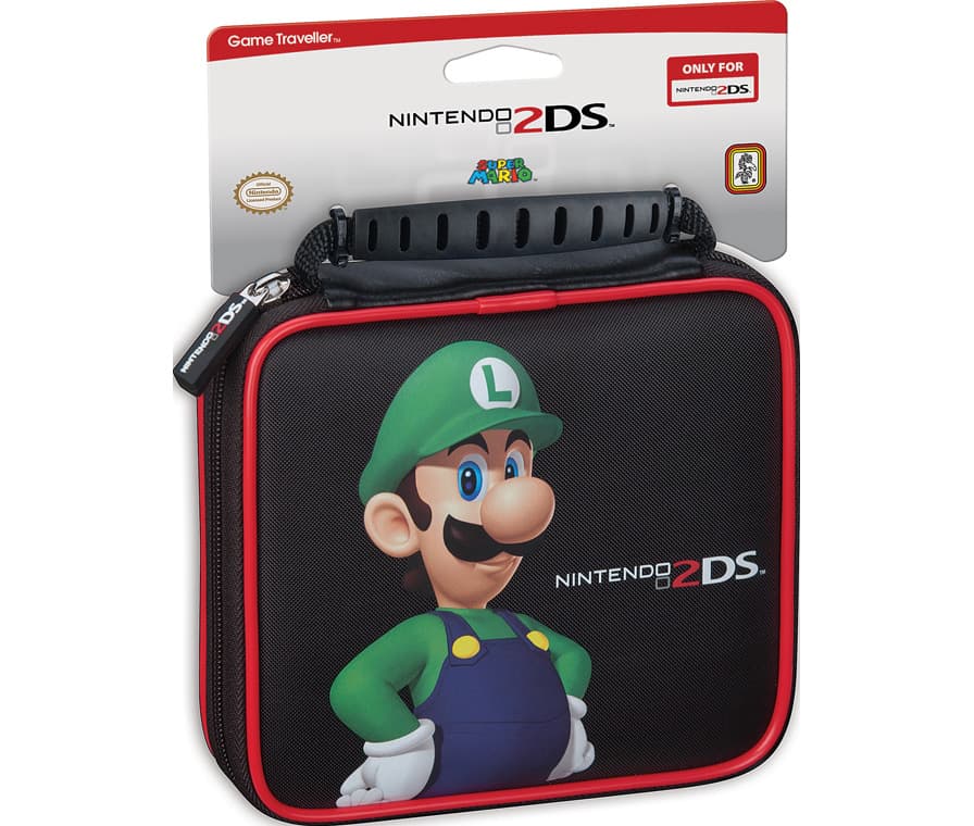 Чехол черный для Nintendo 2DS (Луиджи)