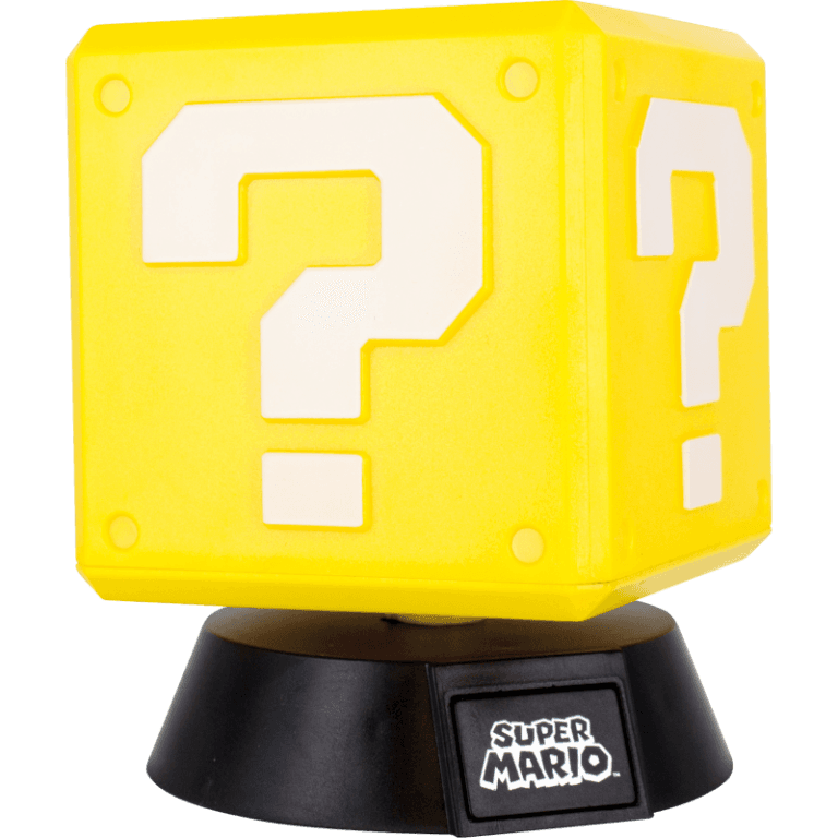 Светильник Nintendo Question Block 3D Light