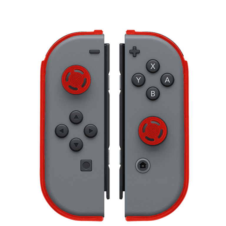 Защитные чехлы для Nintendo Switch Joy-Con Armor Guards 2 Pack + накладки на стики, red