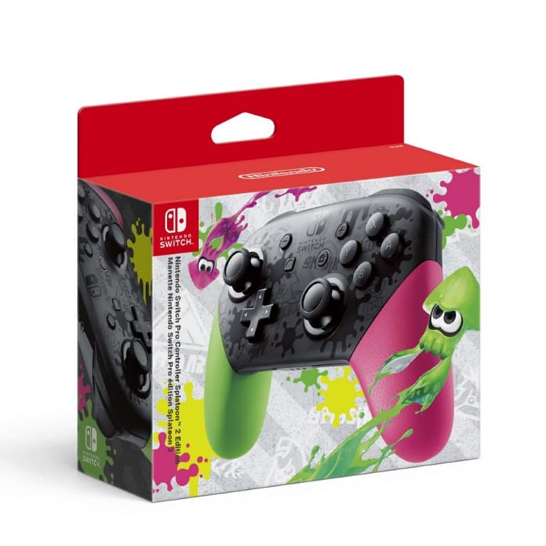 Контроллер Nintendo Switch Pro в стиле Splatoon 2