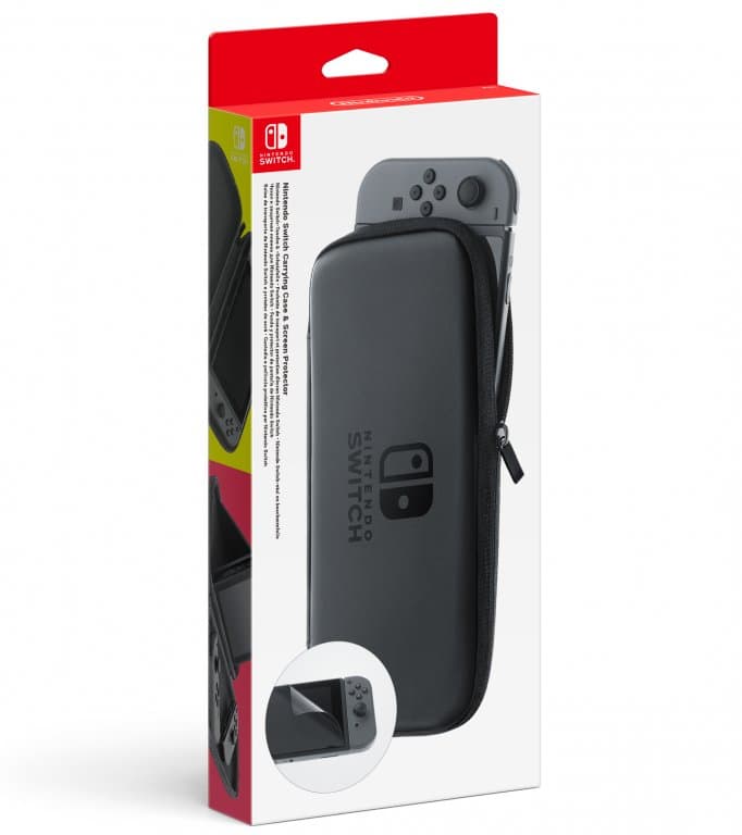 Оригинальный чехол и защитная плёнка для Nintendo Switch