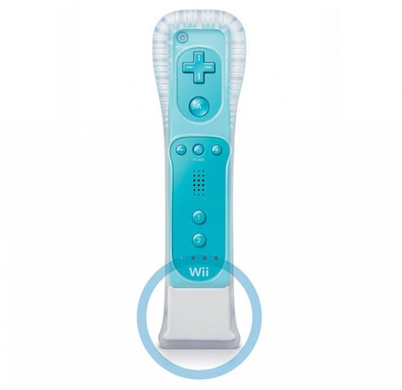 Nintendo Wii Remote + Wii MotionPlus + чехол /синий/