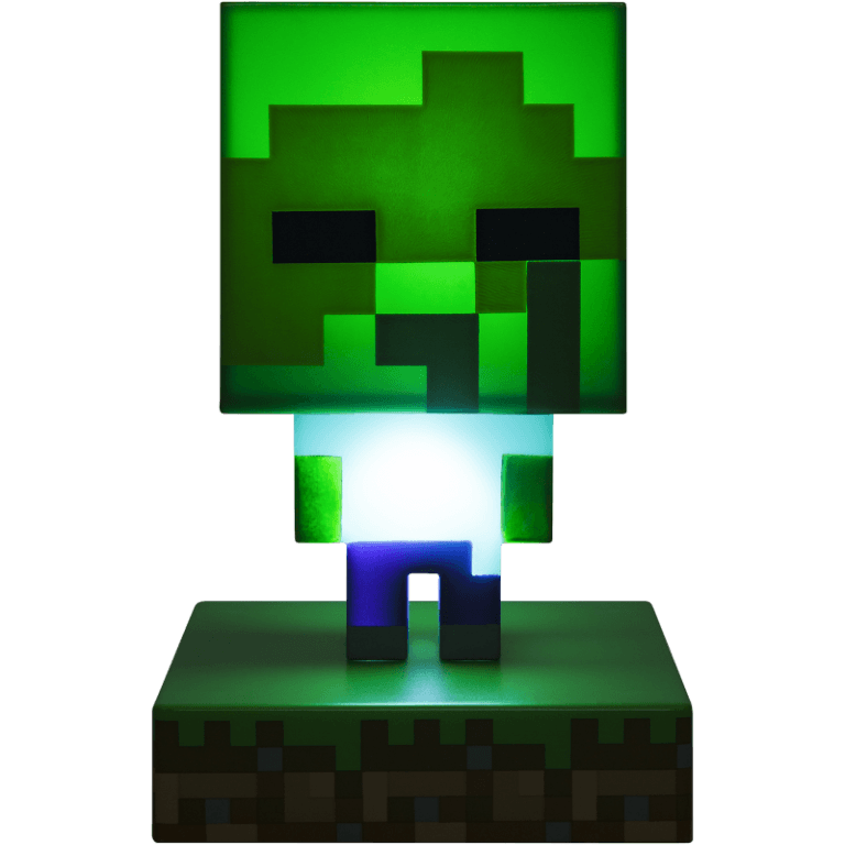 Светильник Paladone: Minecraft: Zombie Icon Light