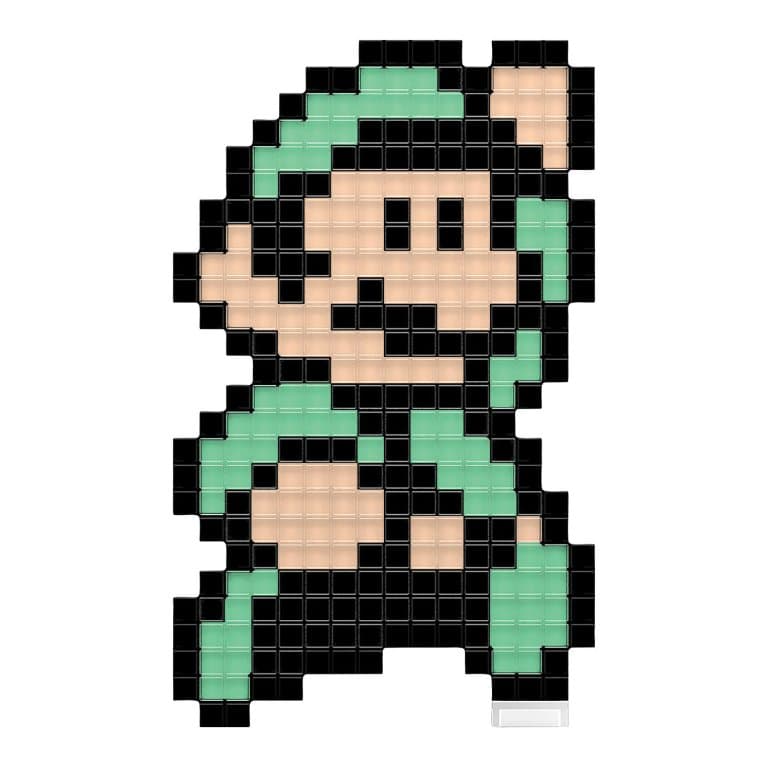 Светящаяся фигурка Pixel Pals 004 - Super Mario 3 Bros.: Luigi