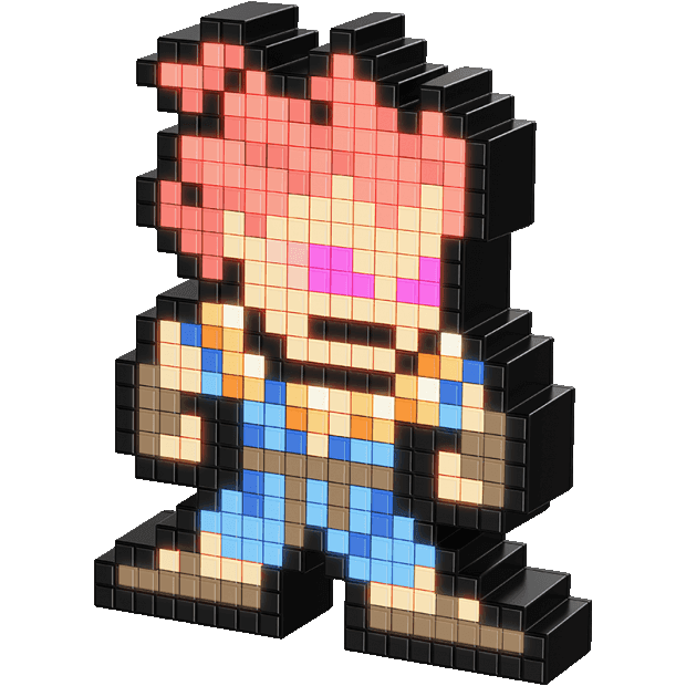 Светящаяся фигурка Pixel Pals 017 - Street Fighter: Akuma