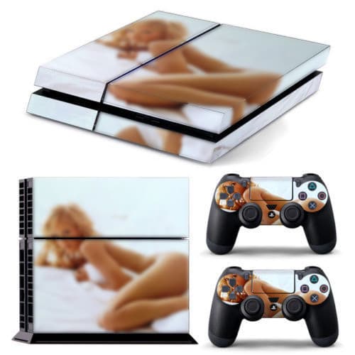 PS4 Наклейка виниловая (Erotic Girl)