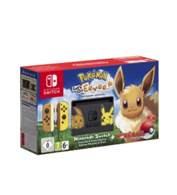 Nintendo Switch Limited Edition Pokemon: Let's Go, Eevee! (без гарантии получения)