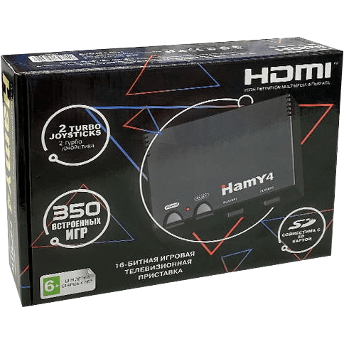 Игровая приставка 8 bit - 16 bit Hamy 4 (350 встроенных игр) HDMI