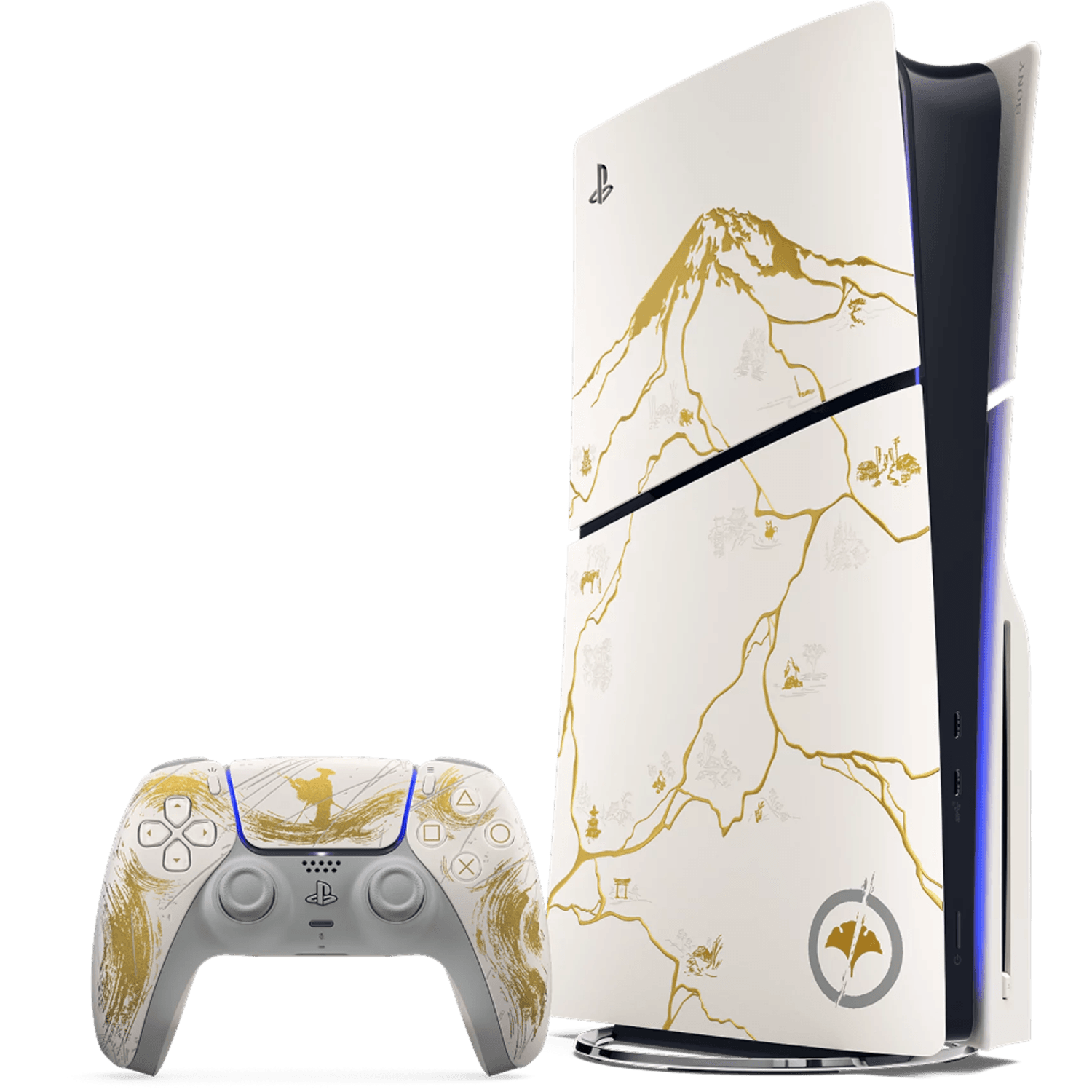 Игровая приставка Sony PlayStation 5 Slim - Ghost of Yōtei Gold - Limited Edition (с дисководом) *