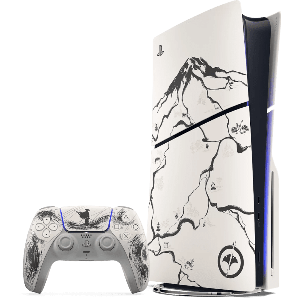 Игровая приставка Sony PlayStation 5 Slim - Ghost of Yōtei Black - Limited Edition (с дисководом) *