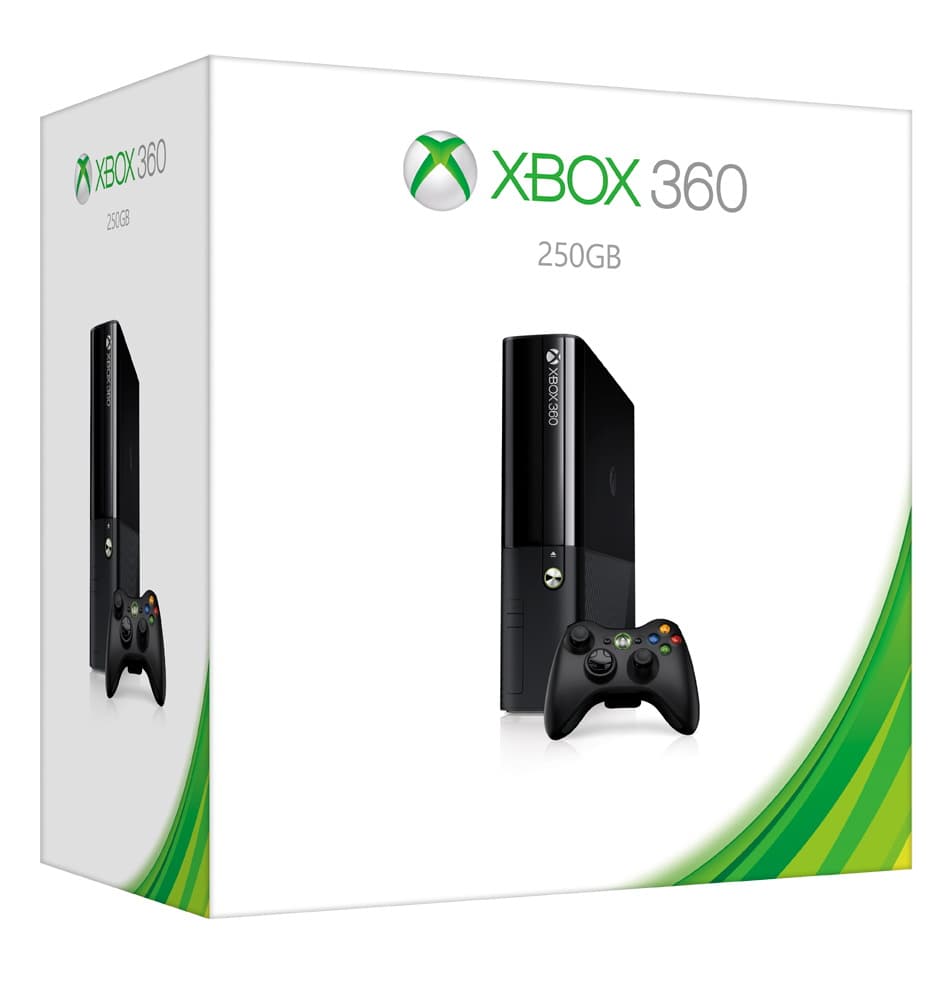 Microsoft Xbox 360 E 250Гб (РОСТЕСТ) + 1 месяц подписки Xbox Live Gold