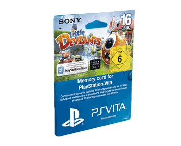 SONY Карта Памяти 16GB для PS Vita + игра Дурдом в кармане