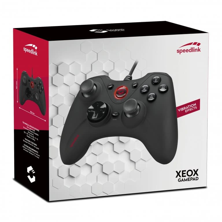 Speedlink Геймпад проводной Xeox Pro Analog USB, (SL-6556-BK)