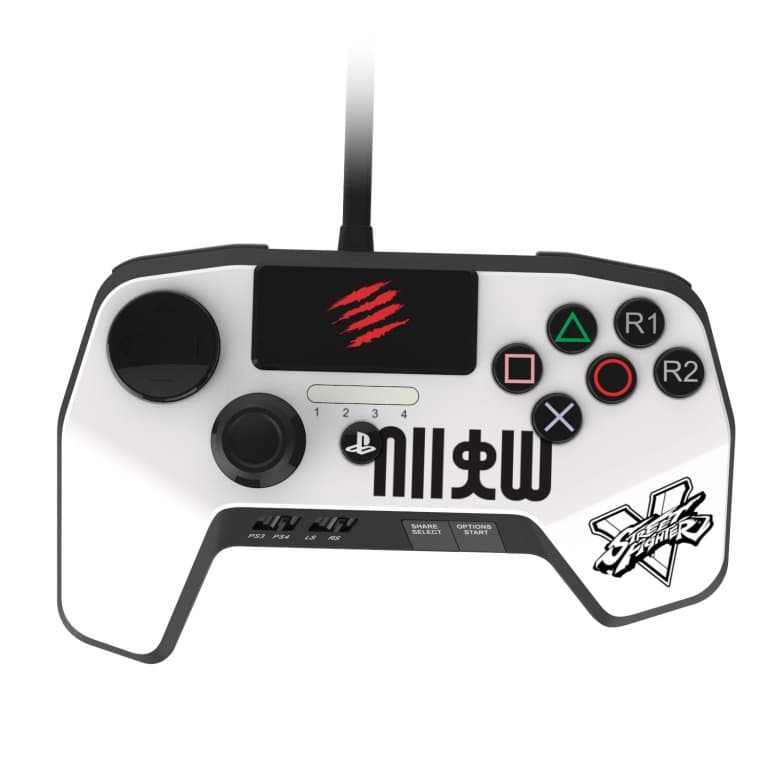Аркадный пад Street Fighter V FightPad PRO Ryu (белый) (Б/У)