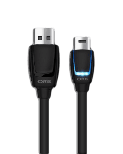Кабель для зарядки PS4 (3 м.) со светодиодной индикацией ORB Led Charge