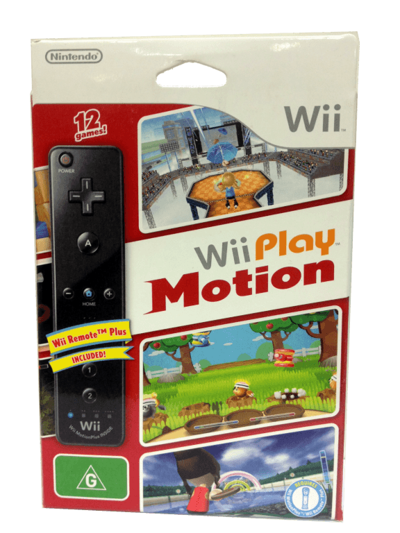 Nintendo Wii Remote Plus (чёрный) + игра Wii Play