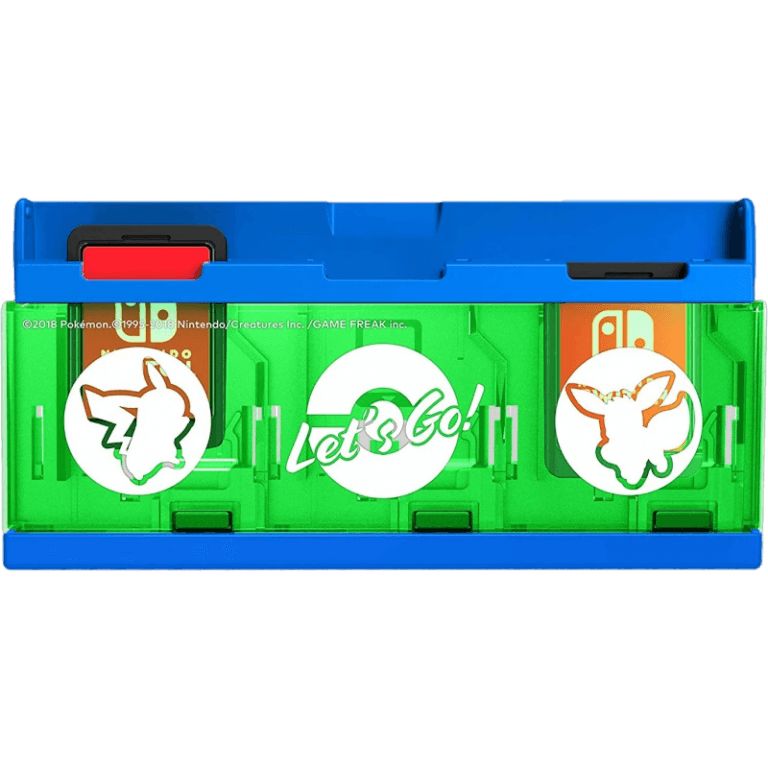 Кейс для хранения 6 игровых карт, Hori Pop & Go Game Card Case - Pokemon Let's Go! (NSW-134U)