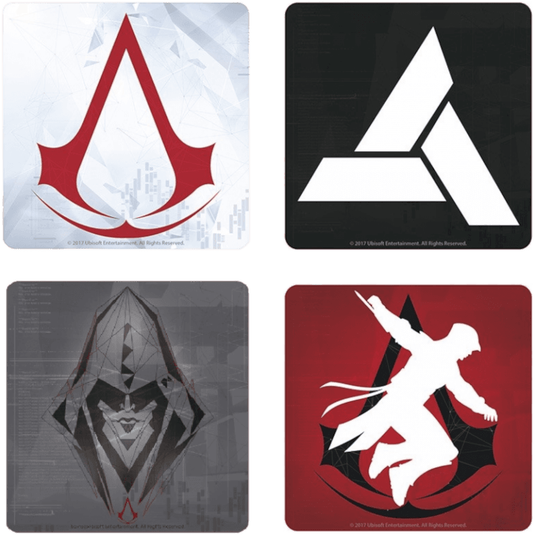 Подставки под напитки ABYstyle: Assassins Creed: Generic Set (4шт.)