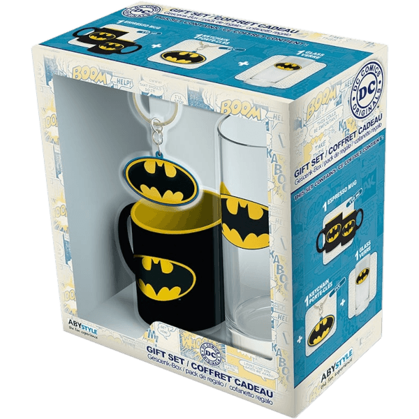 Набор подарочный ABYstyle: DC Comics: Batman (Бокал + Брелок + Кружка)