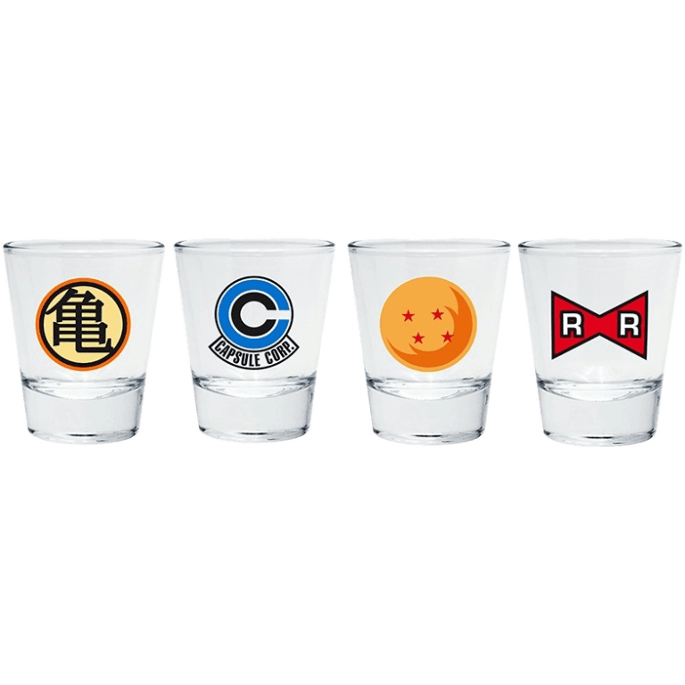 Набор рюмок ABYstyle: Dragon Ball: Emblems (4 шт.)