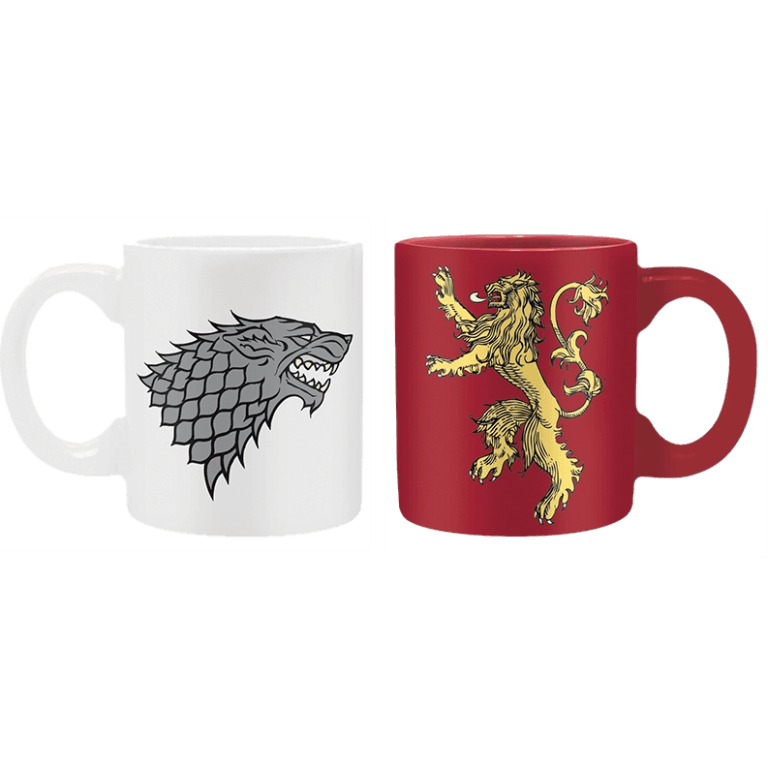 Набор кружек для эспрессо ABYstyle: Game of Thrones: Stark & Lannister (2 шт.)