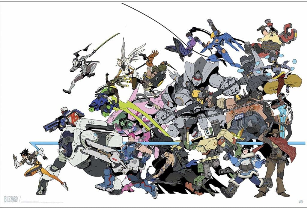 Постер ABYstyle: Overwatch: All Characters