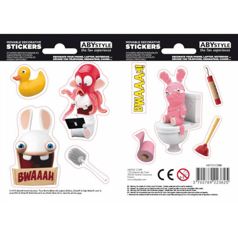 Наклейки ABYstyle: Raving Rabbids