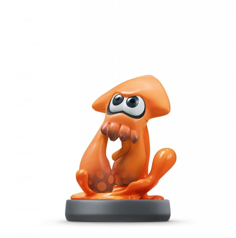 Amiibo Инклинг-кальмар - оранжевый (Inkling Squid - orange) (Splatoon) (Б/У)