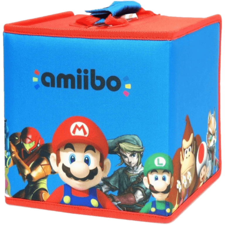 Сумка переноска для фигурок Amiibo, Hori Travel Case Mario and Friends (Б/У)