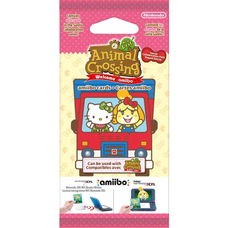 Amiibo Карты Персонажи Sanrio (коллекция Animal Crossing New Leaf Welcome amiibo)