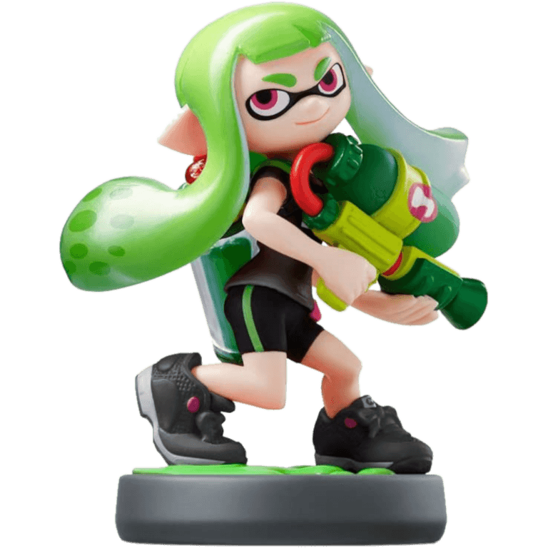 Amiibo Инклинг-девочка лайм (Inkling Girl - lime green) (Splatoon)