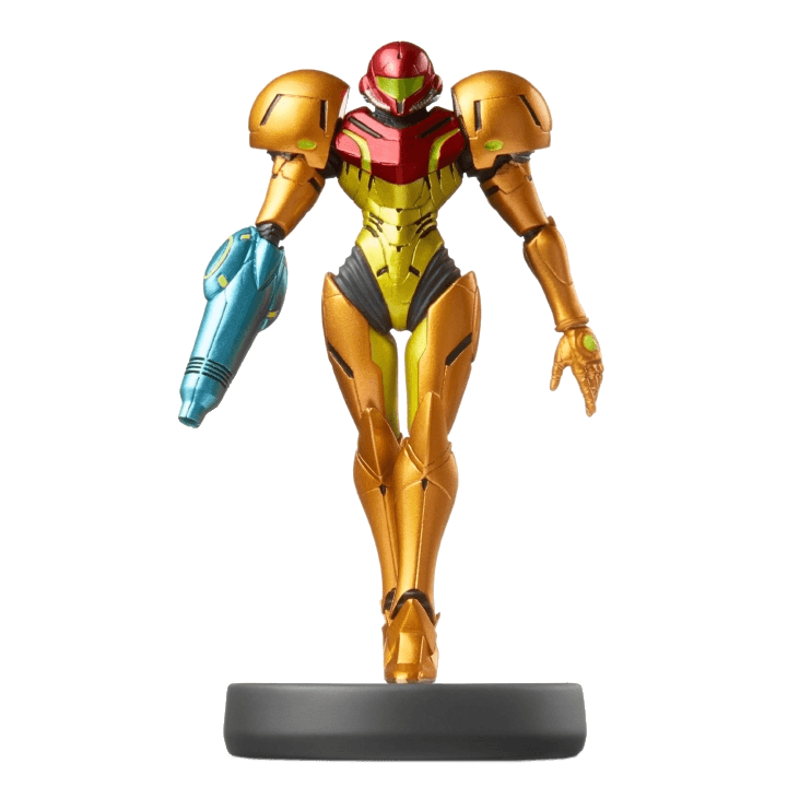 Amiibo No.7 Самус (Samus) (Super Smash Bros) (Б/У)