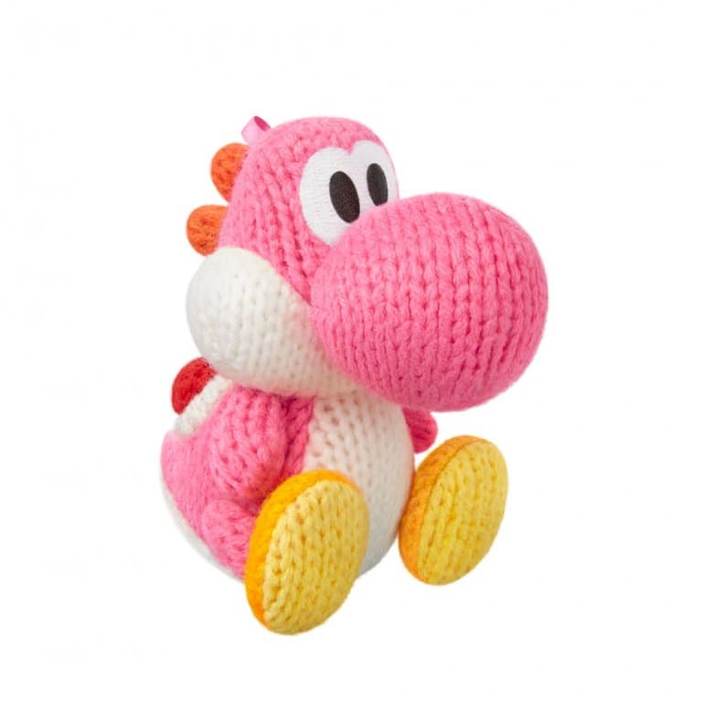Amiibo Розовый Вязаный Йоши (Pink Yarn Yoshi) (Yoshi's Woolly World)