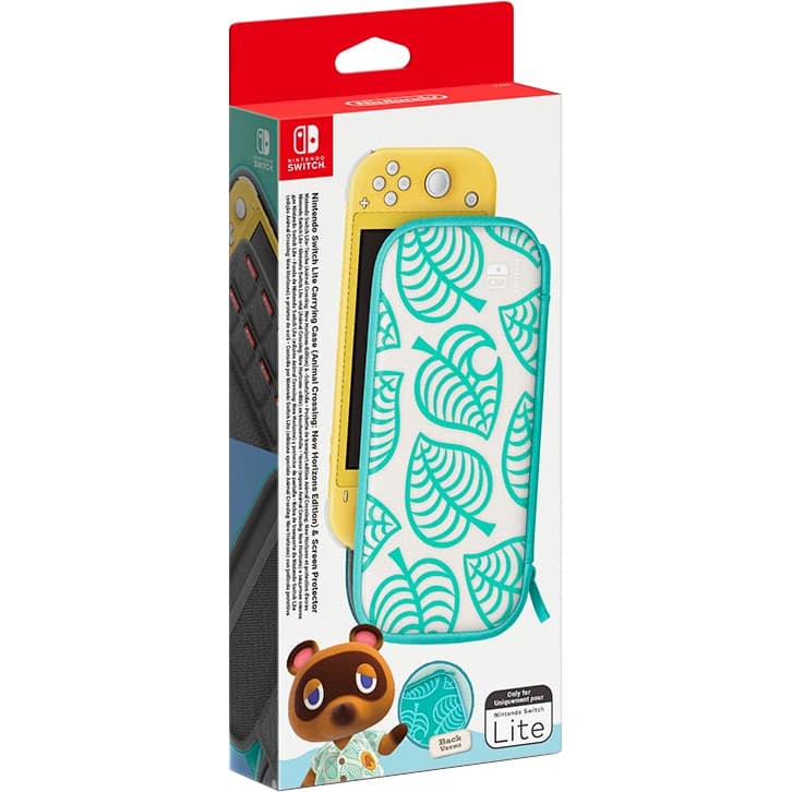 Чехол в стиле Animal Crossing: New Horizons и защитная плёнка для Nintendo Switch Lite