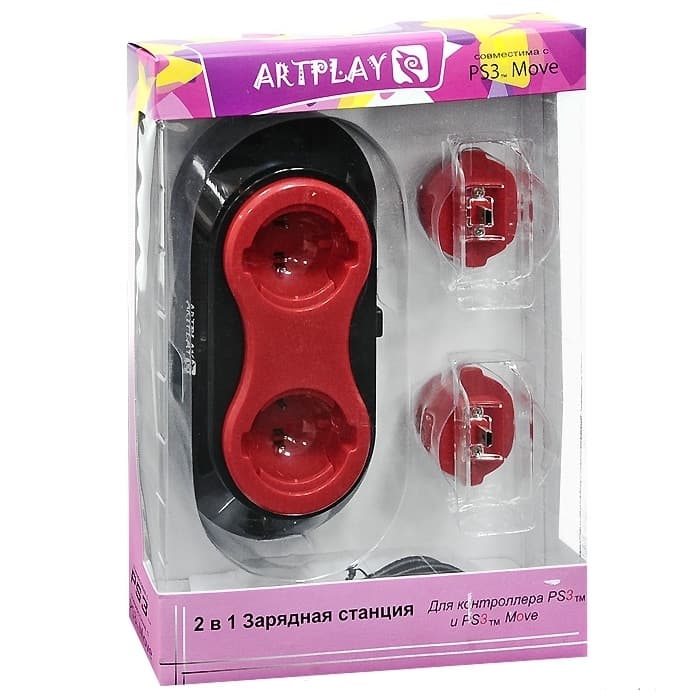 Зарядная станция Artplays /подставка для 2-х PS Move /2-х контроллеров