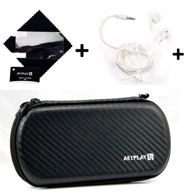 Artplay's Kit-3101 Набор 3 в 1 (сумка,пленка,наушники) ( PSPE1008 Street/3000) carbon,fiber,eva