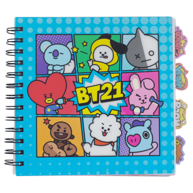 Записная книжка BT21 Notebook With Dividers