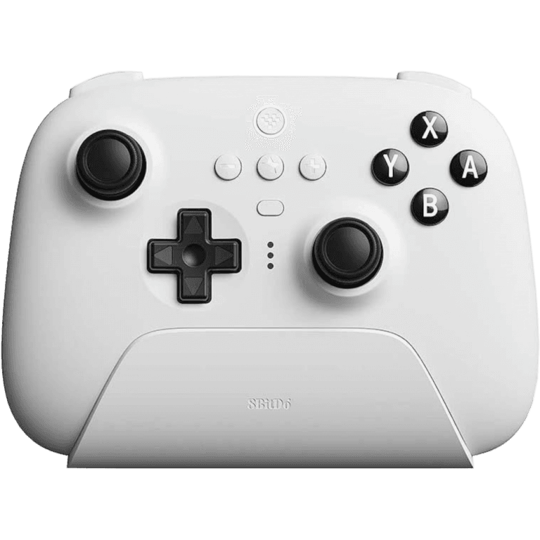 Беспроводной геймпад с док-станцией 8BitDo Ultimate Controller (80NA), белый (Б/У)
