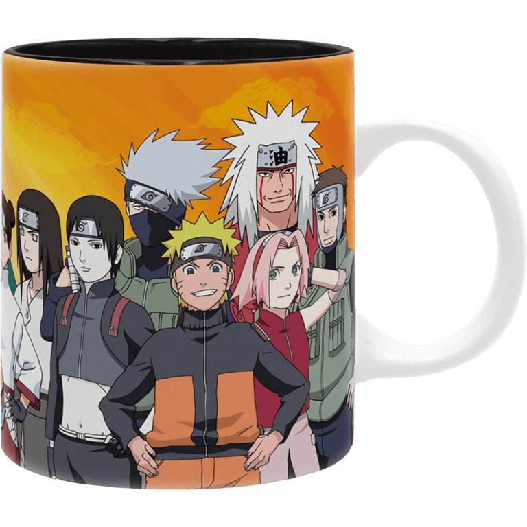 Кружка с терморисунком ABYstyle: Naruto Shippuden: Ninjas de Konoha