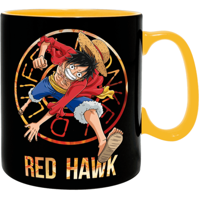 Кружка с терморисунком ABYstyle: One Piece: Luffy (Red Hawk)