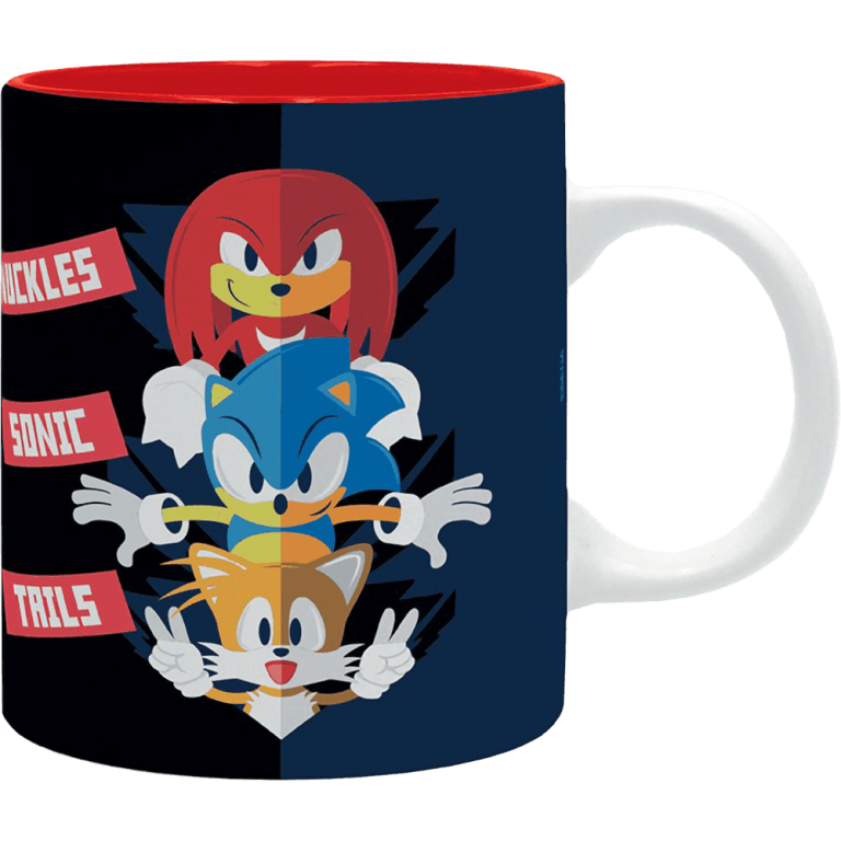 Кружка ABYstyle: Sonic The Hedgehog: Knuckles & Sonic & Tails