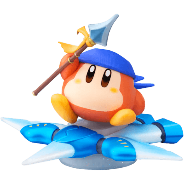 Amiibo Вэдл Ди в бандане и Крылатая Звезда (Bandana Waddle Dee & Winged Star) (Kirby Air Riders)