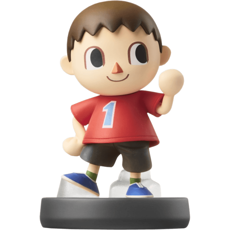 Amiibo No.9 Житель (Villager) (Super Smash Bros)