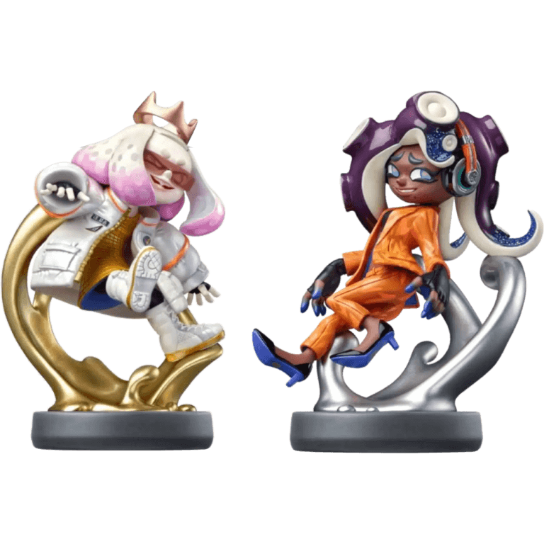 Amiibo Мариша и Жемчик (Pearl and Marina) (Splatoon) Side Order Set (JP)